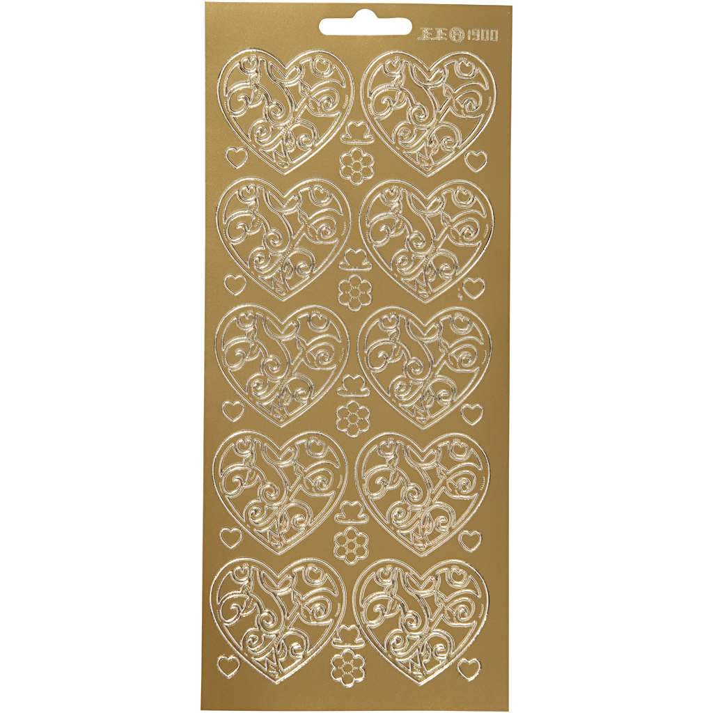 Stickers Creativ Company Hjerter 3