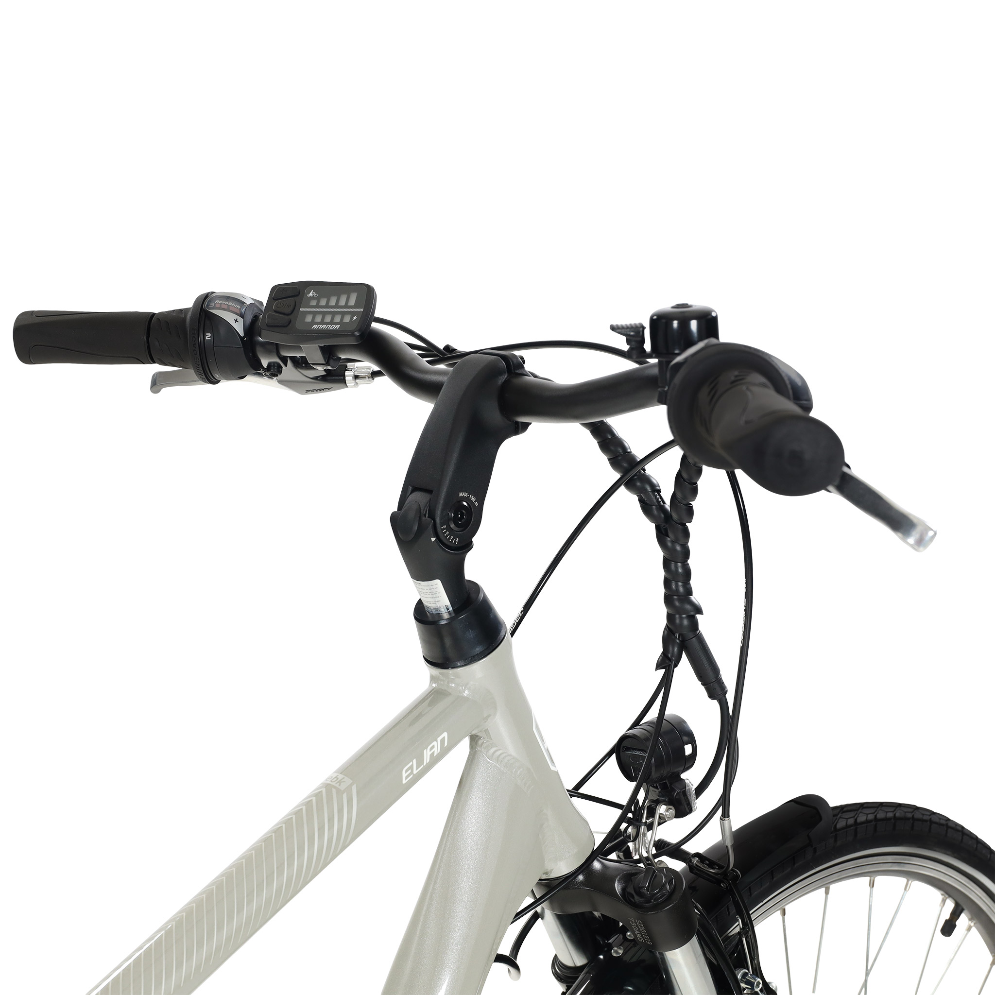 Elsykkel Lyfco Herre 28" - Elian 10,4 Ah Sølv