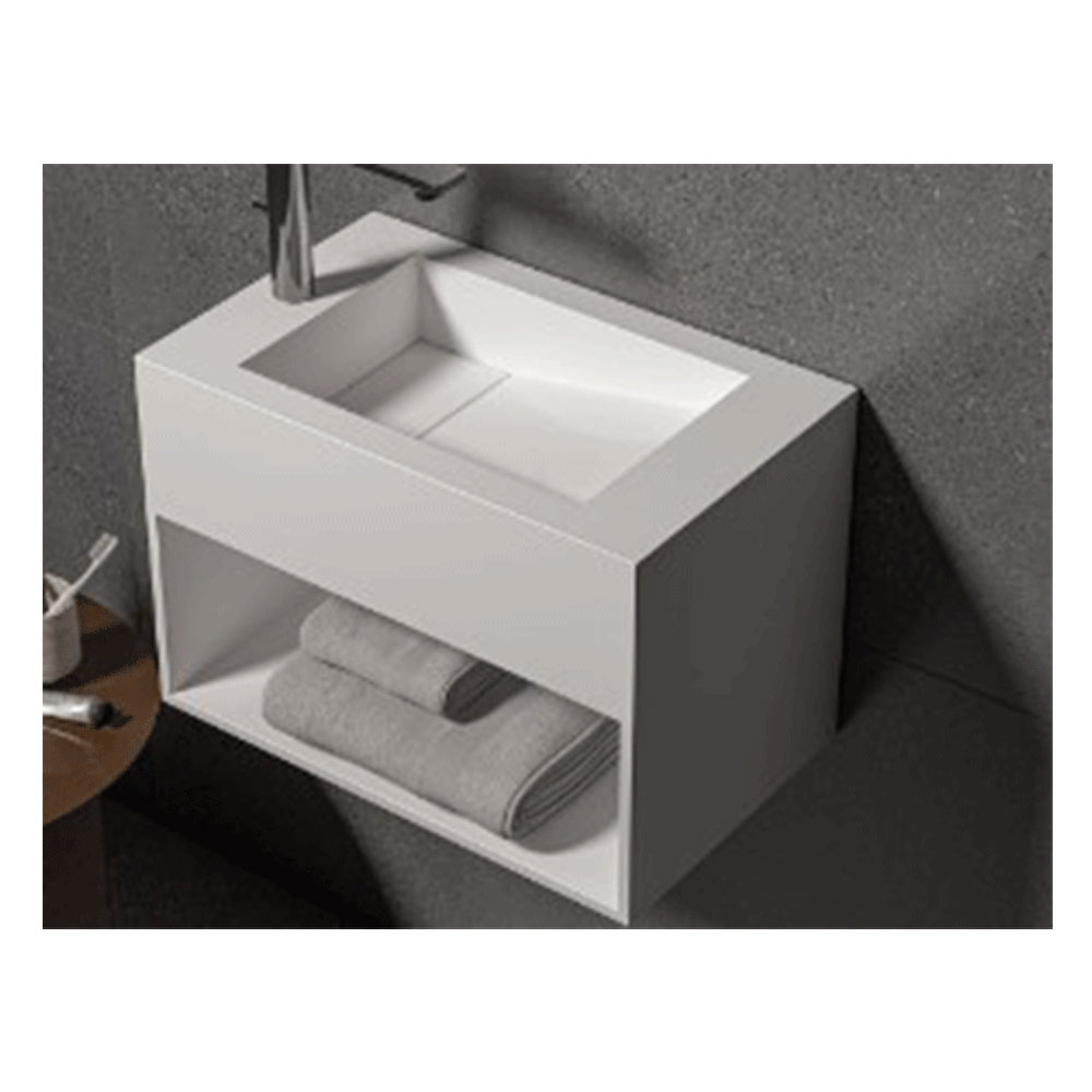 Servant Lavabo Asti med Hylle 500x350 mm