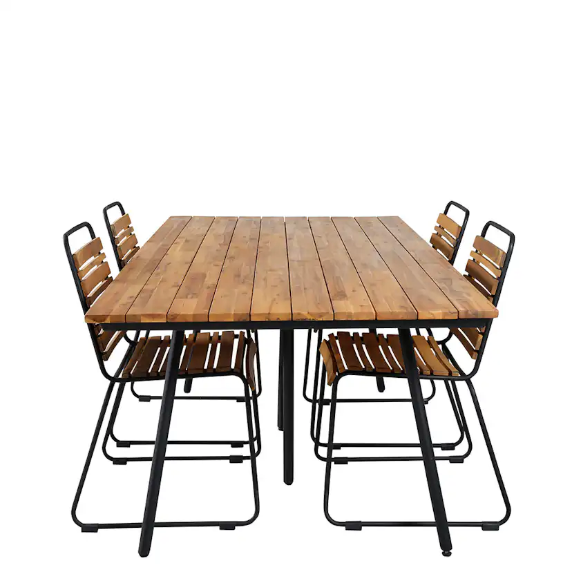 Spisegruppe Venture Home Chane med 4 Billy Spisestoler