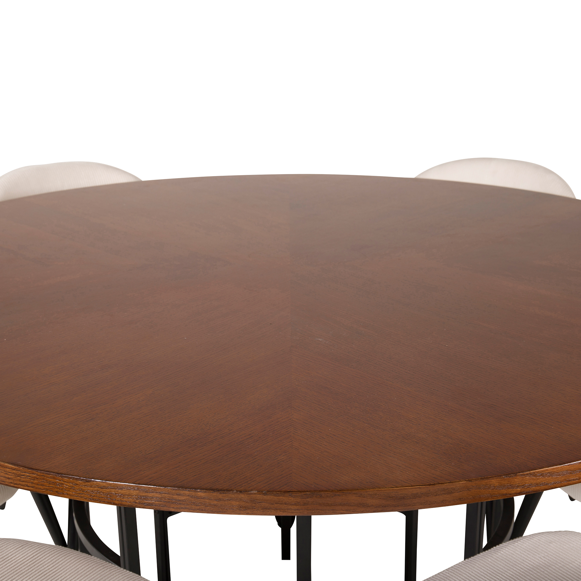 Spisegruppe furniture/fashion Copenhagen med 6 Valentina Fløyel Stoler