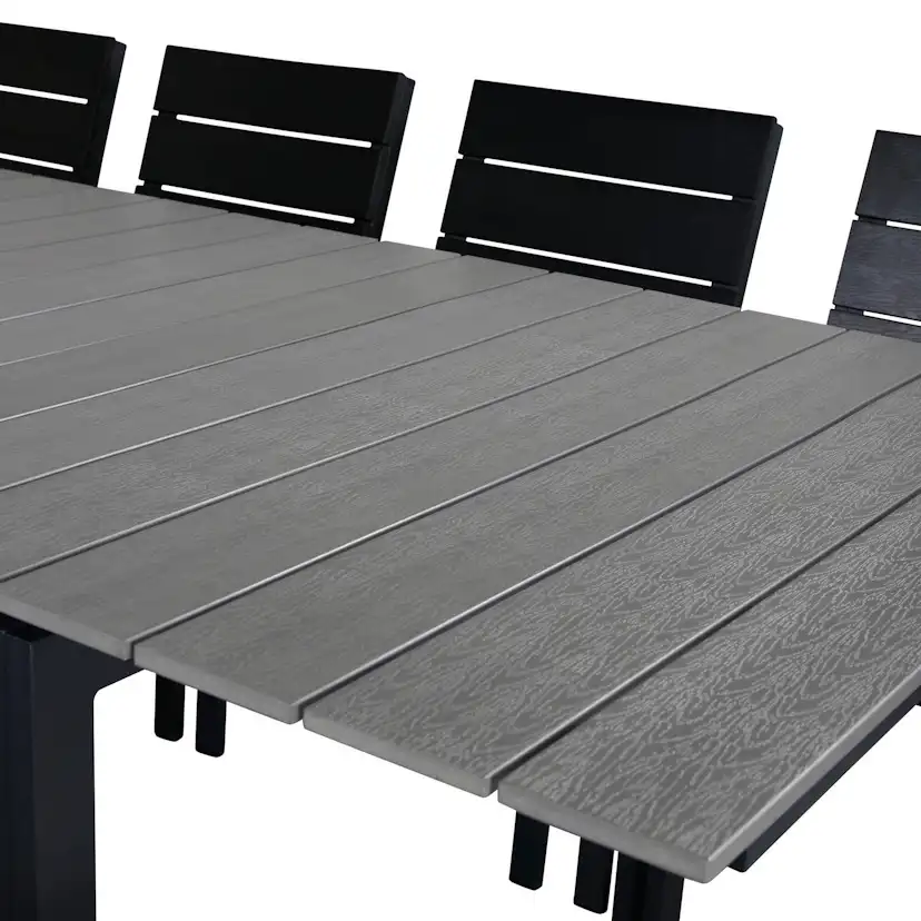 Spisegruppe Venture Home Lova 160/240 med 8 Lova Stoler