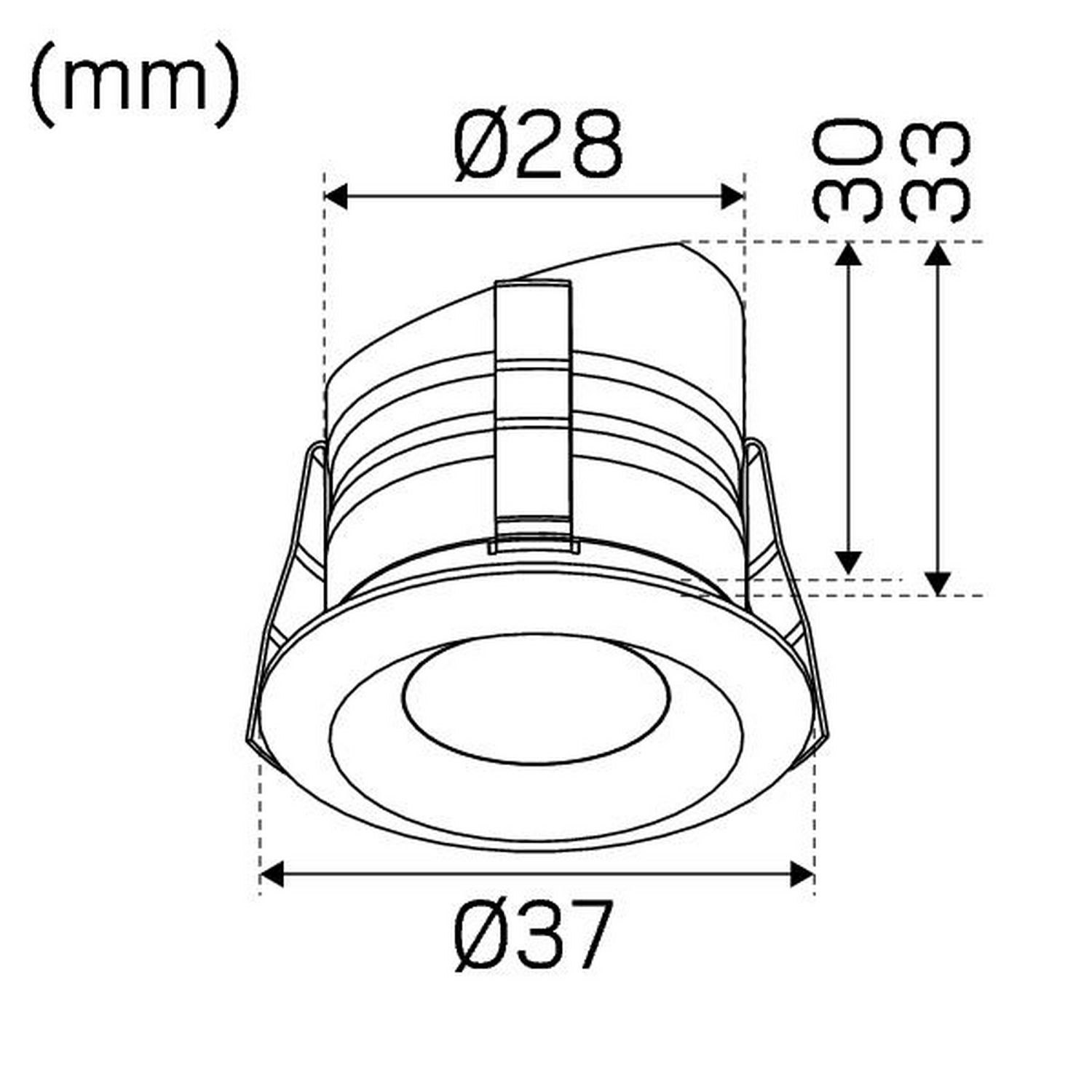 Downlight Hide-a-lite Core Smart Outdoor 3-pk Hvit 3000K