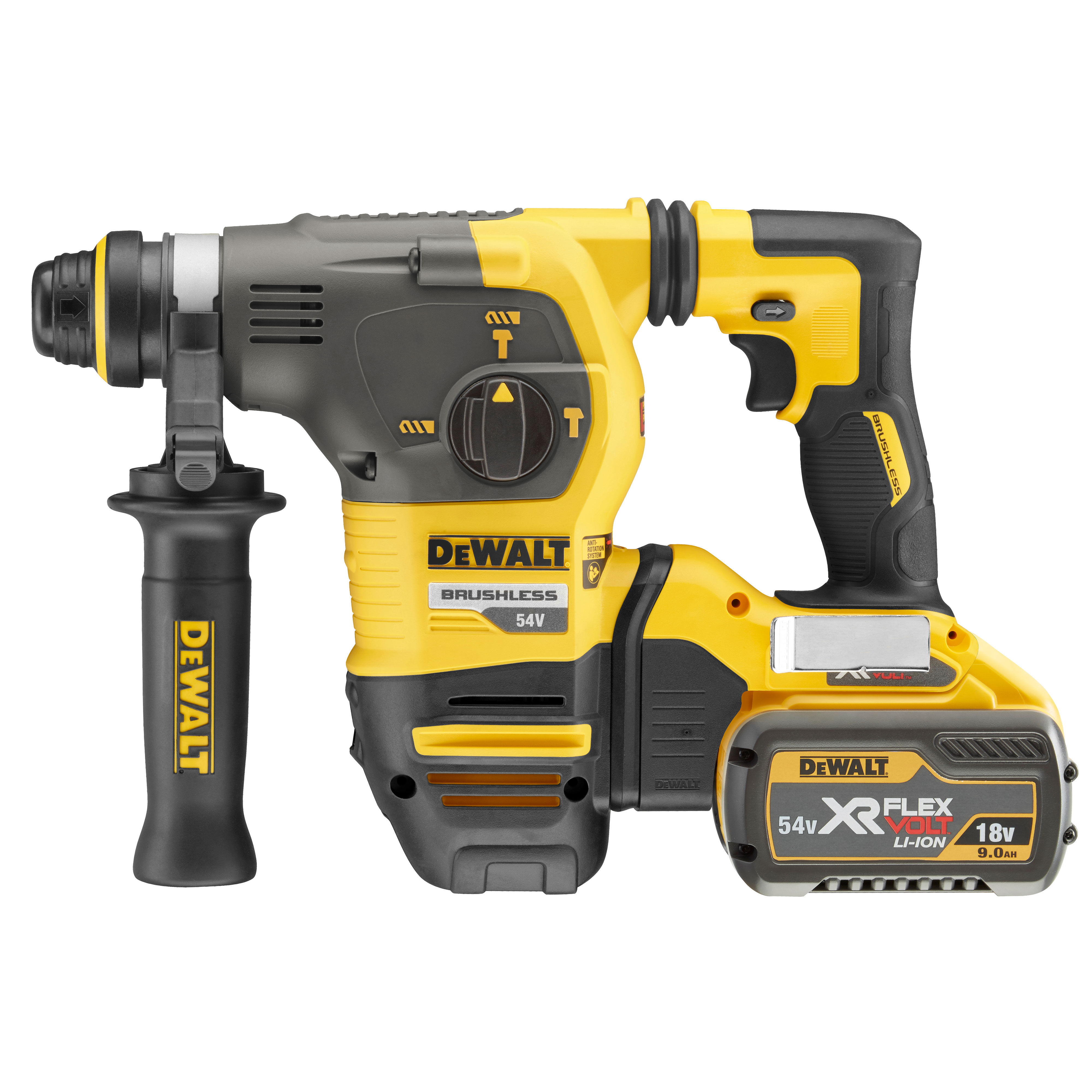 Borrhammare Dewalt DCH333X2-QW Med batteri och laddare 54 V