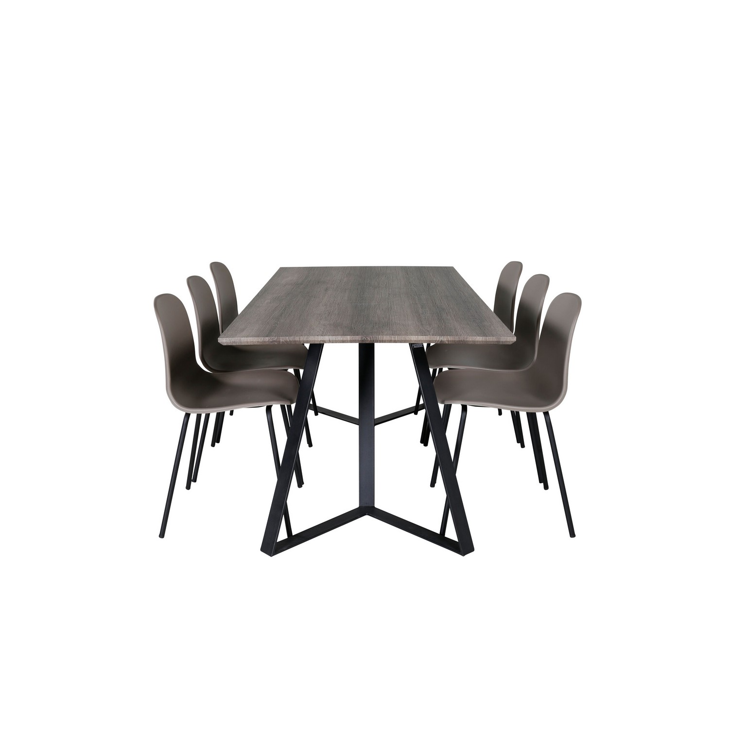 Spisegruppe Venture Home Madde med 6 Ardi Stoler