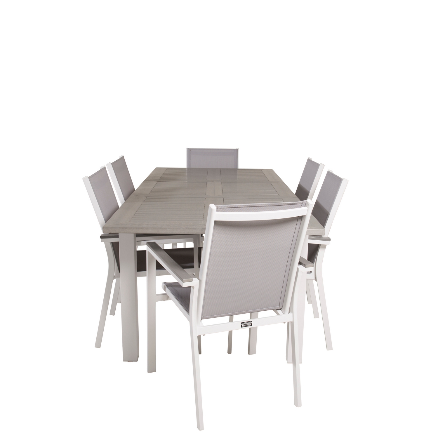 Spisegruppe Venture Home Aleyna 152/210 med 6 Pincy Stoler