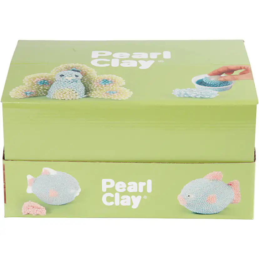 Modelleringsmateriale Creativ Company Pearl Clay Ass Farger 12 Sett/1 Pk