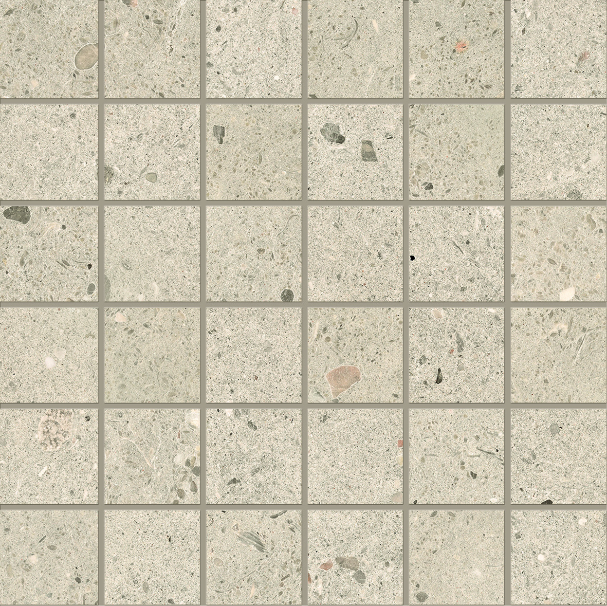 Mosaikk Lhådös Slite Beige  5x5 cm