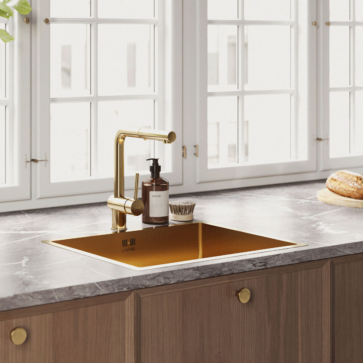 Kjøkkenvask Lavabo Kubus 500 Soft