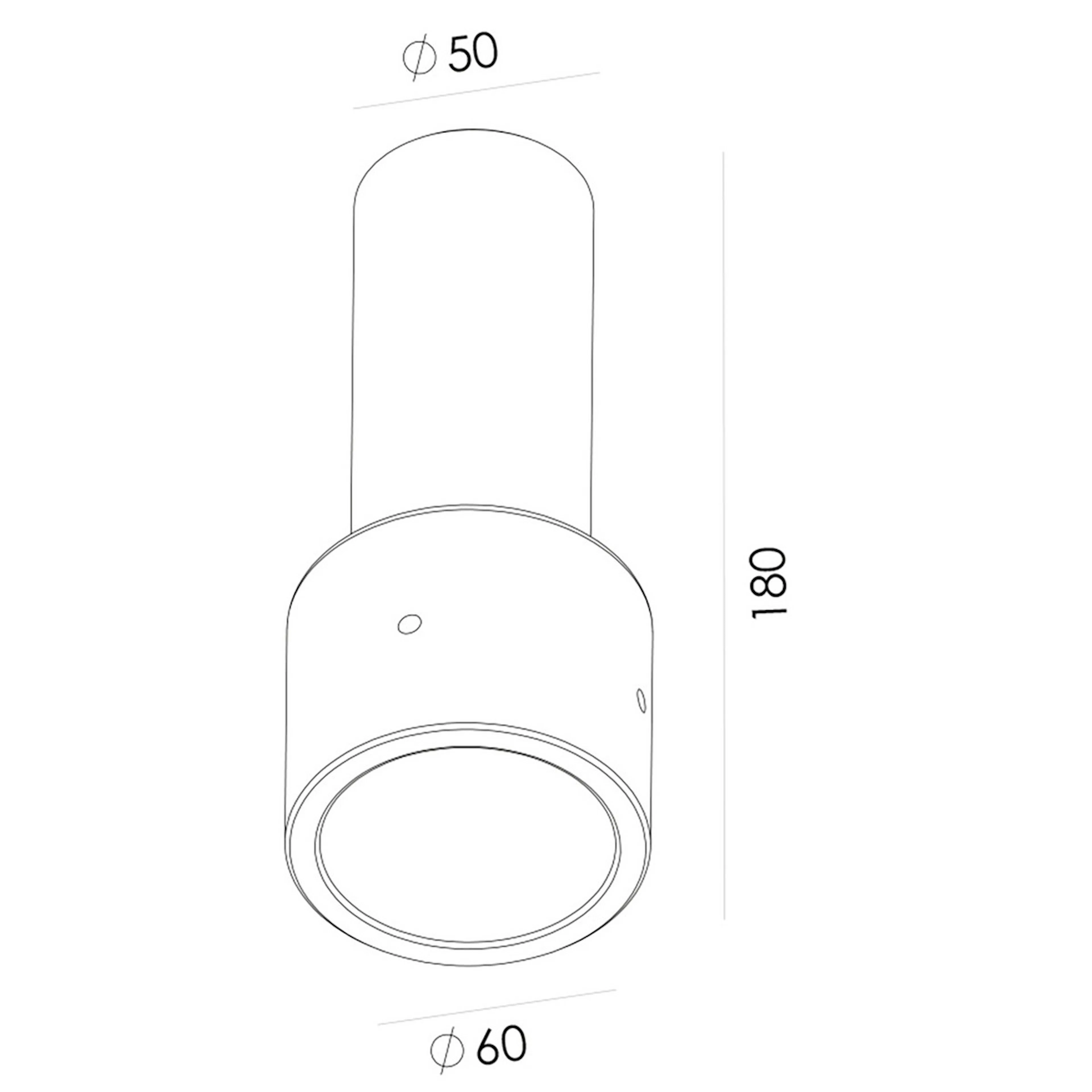 ADAPTER 60-50MM SVART Sort