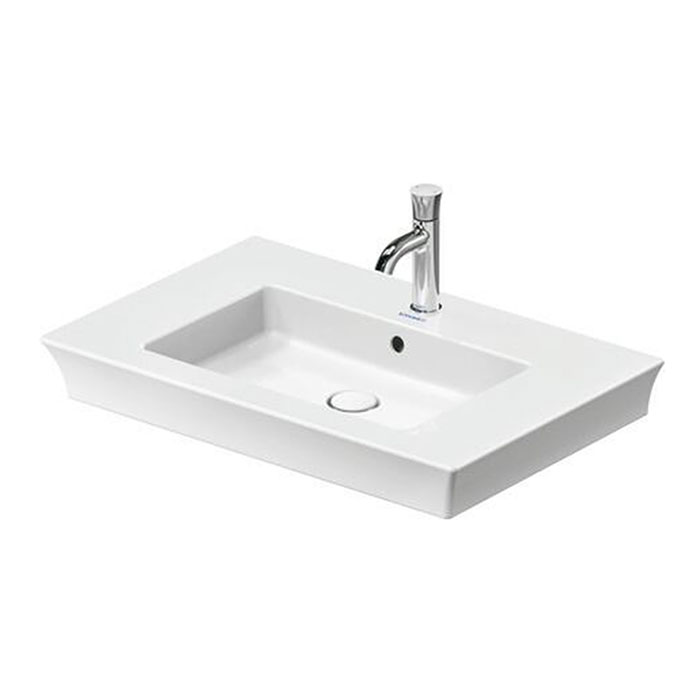 Tv&auml;ttst&auml;ll Duravit White Tulip Vit H&ouml;gblank