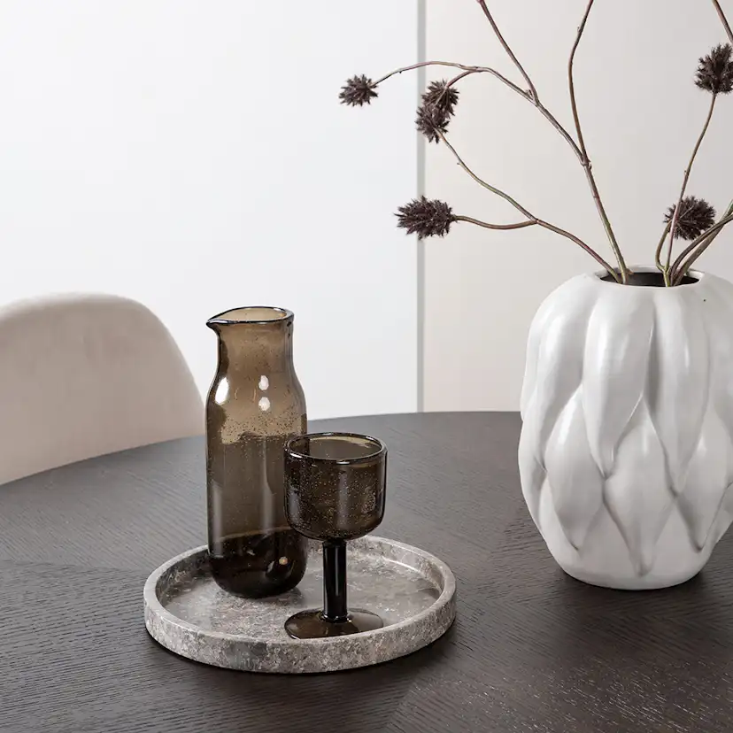 Spisegruppe Venture Home Copenhagen med 4 Polar Stoler Fløyel