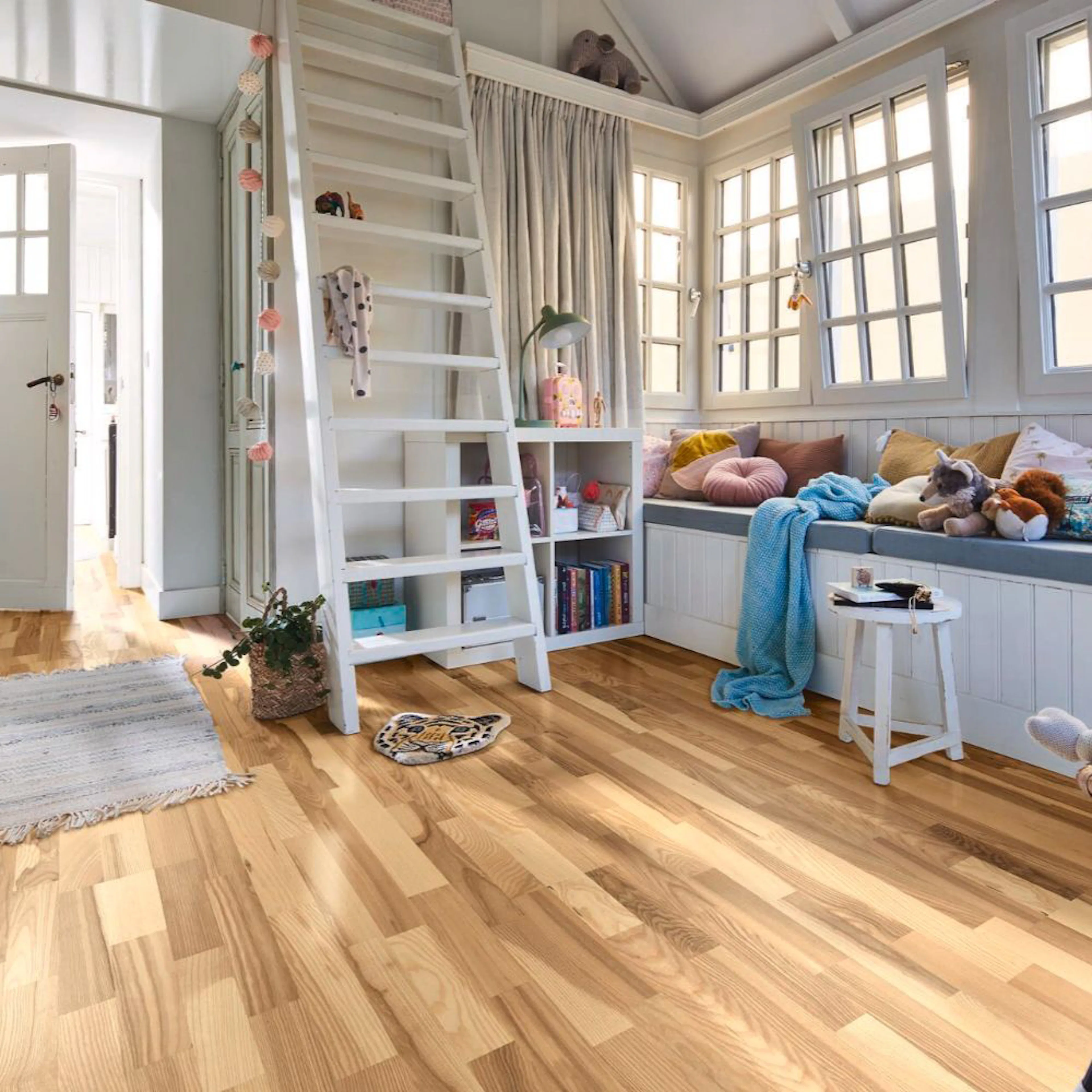 Parkettgolv MeisterParquet. longlife PC 200 Pure ash lively 09047