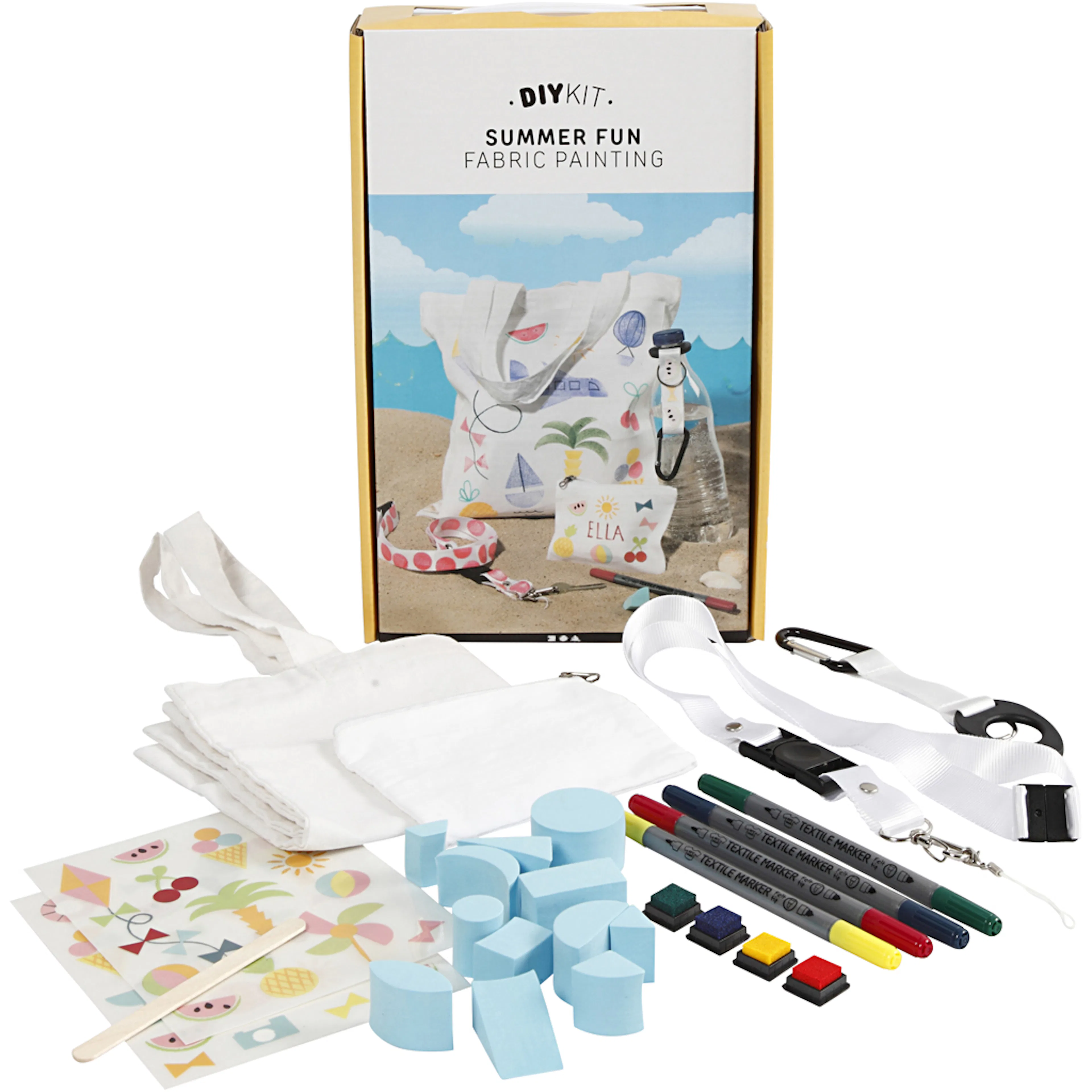 Materiellsett Creativ Company Kreativ med Tekstiler 1 Sett