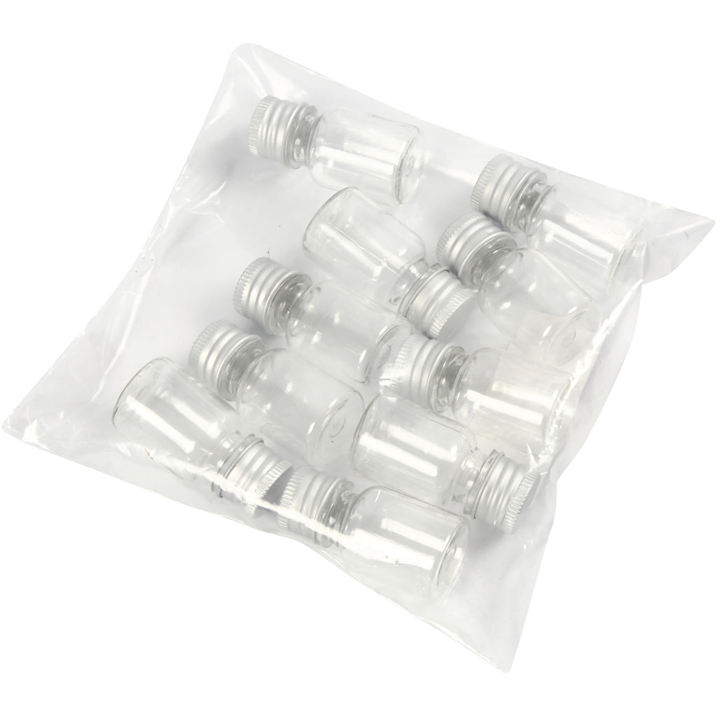 Plastglass Creativ Company med Lokk 13 ml 10 stk/1 Pk