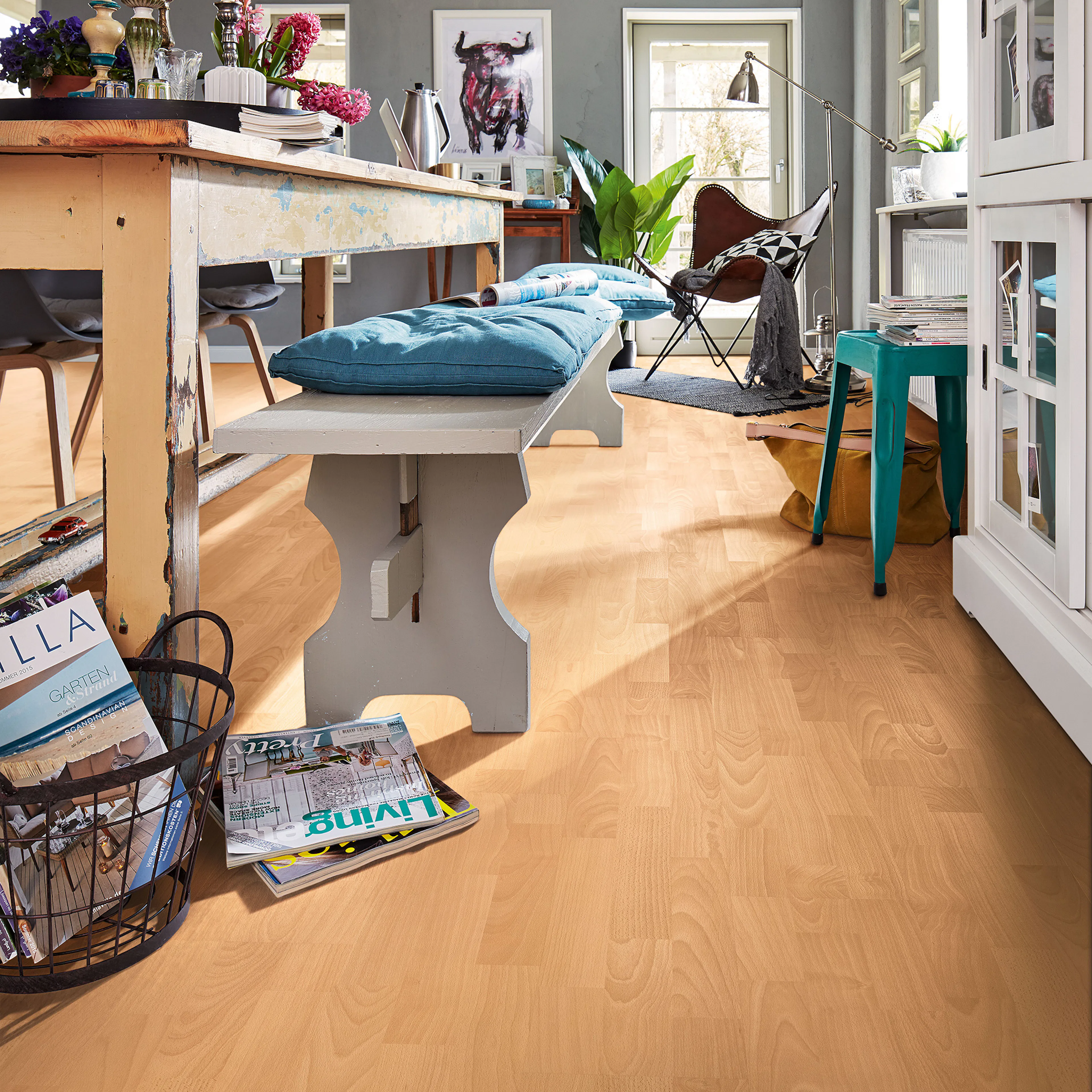 Laminatgulv Meister Laminate LC 150 Bok Strip 6201