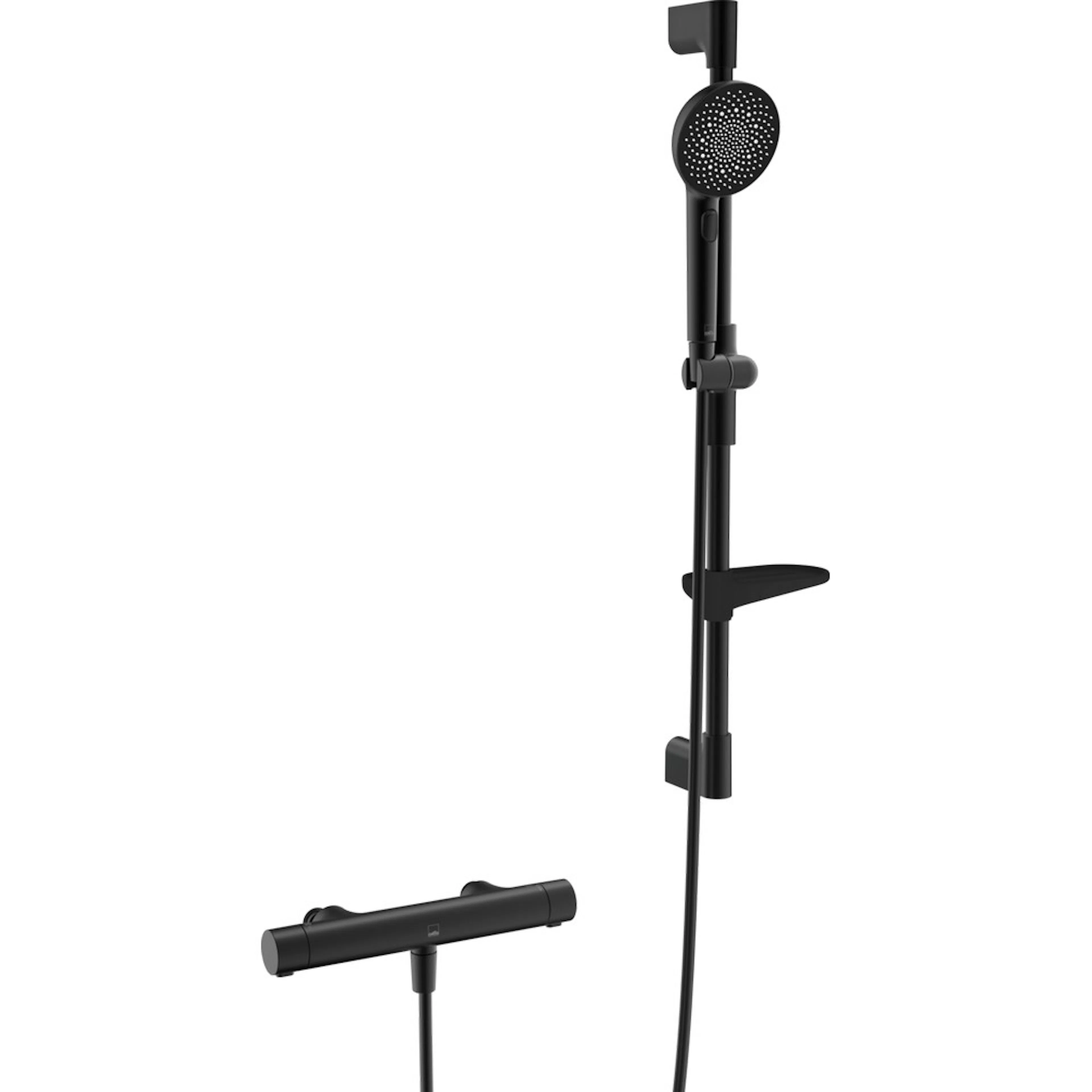 Duschblandare med duschset, 160cc Mattsvart