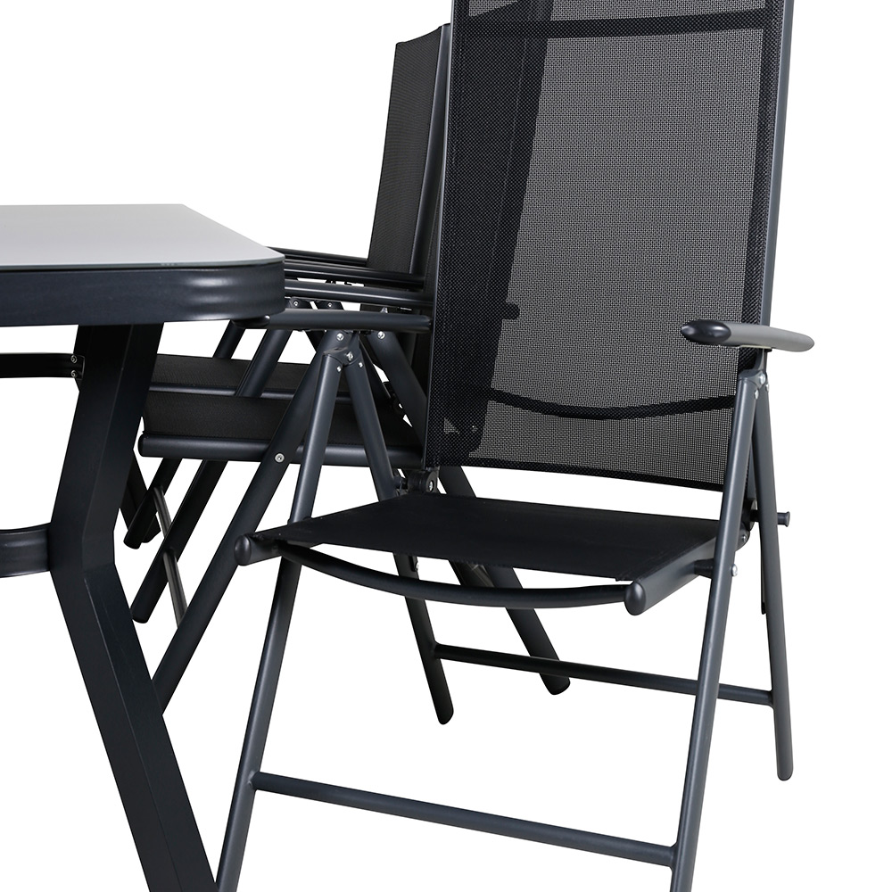 Spisegruppe Venture Home Vyn med 6 Bend Spisestoler