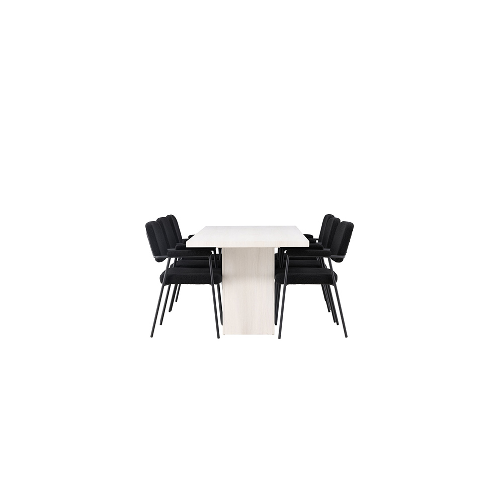 Spisegruppe Venture Home Olga med 6 Yesterday Stoler