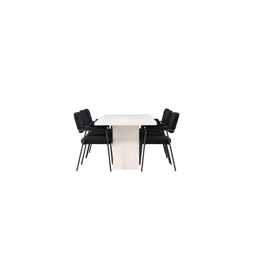 Spisegruppe Venture Home Olga med 6 Yesterday Stoler