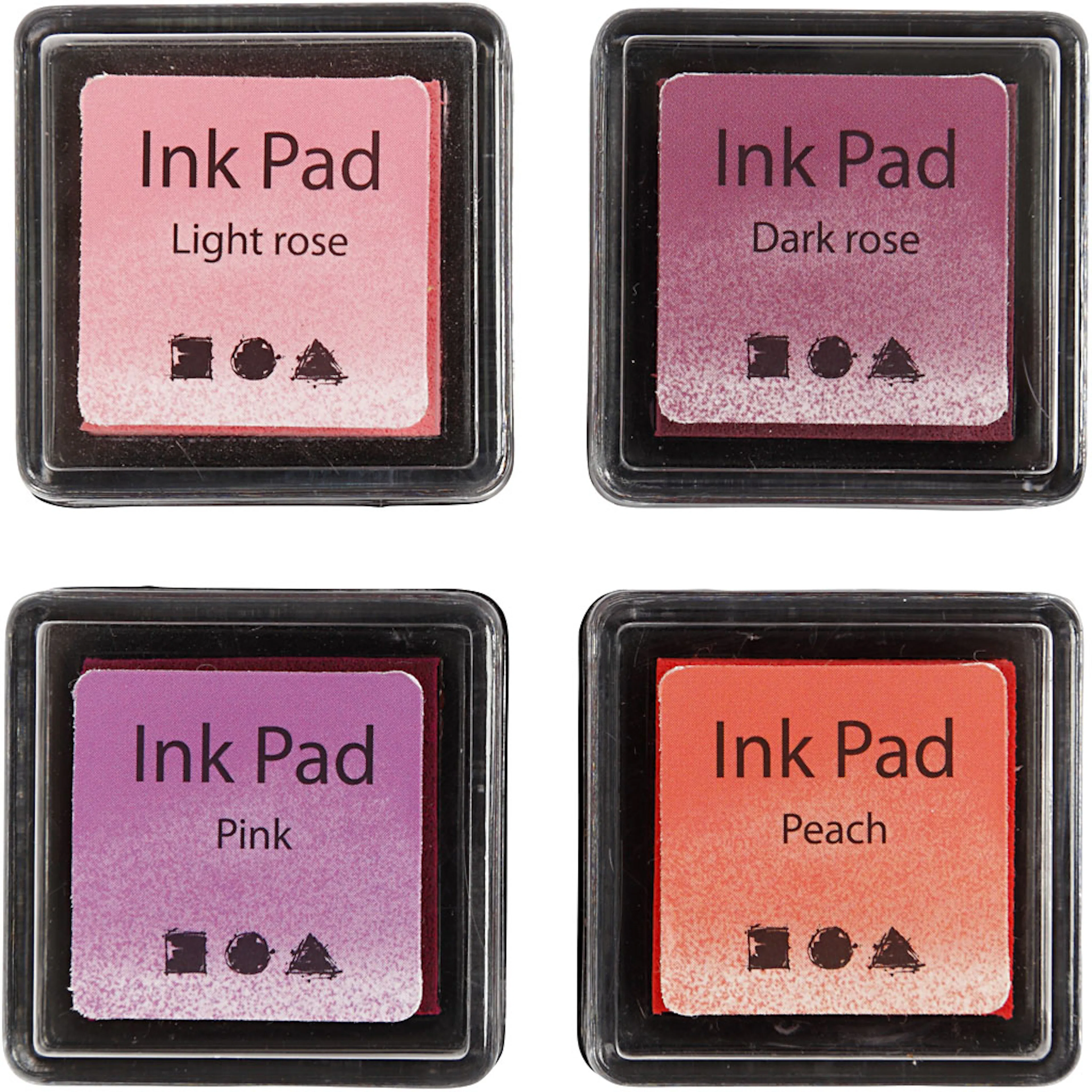 Stempelpute Creativ Company 3,5x3,5 cm 4-Pk