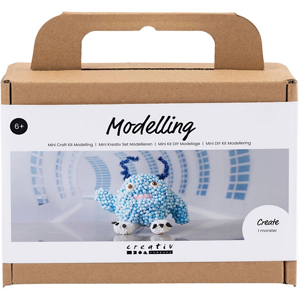 Hobbysett Creativ Company Mini DIY Kit Monster Modellering Bobby