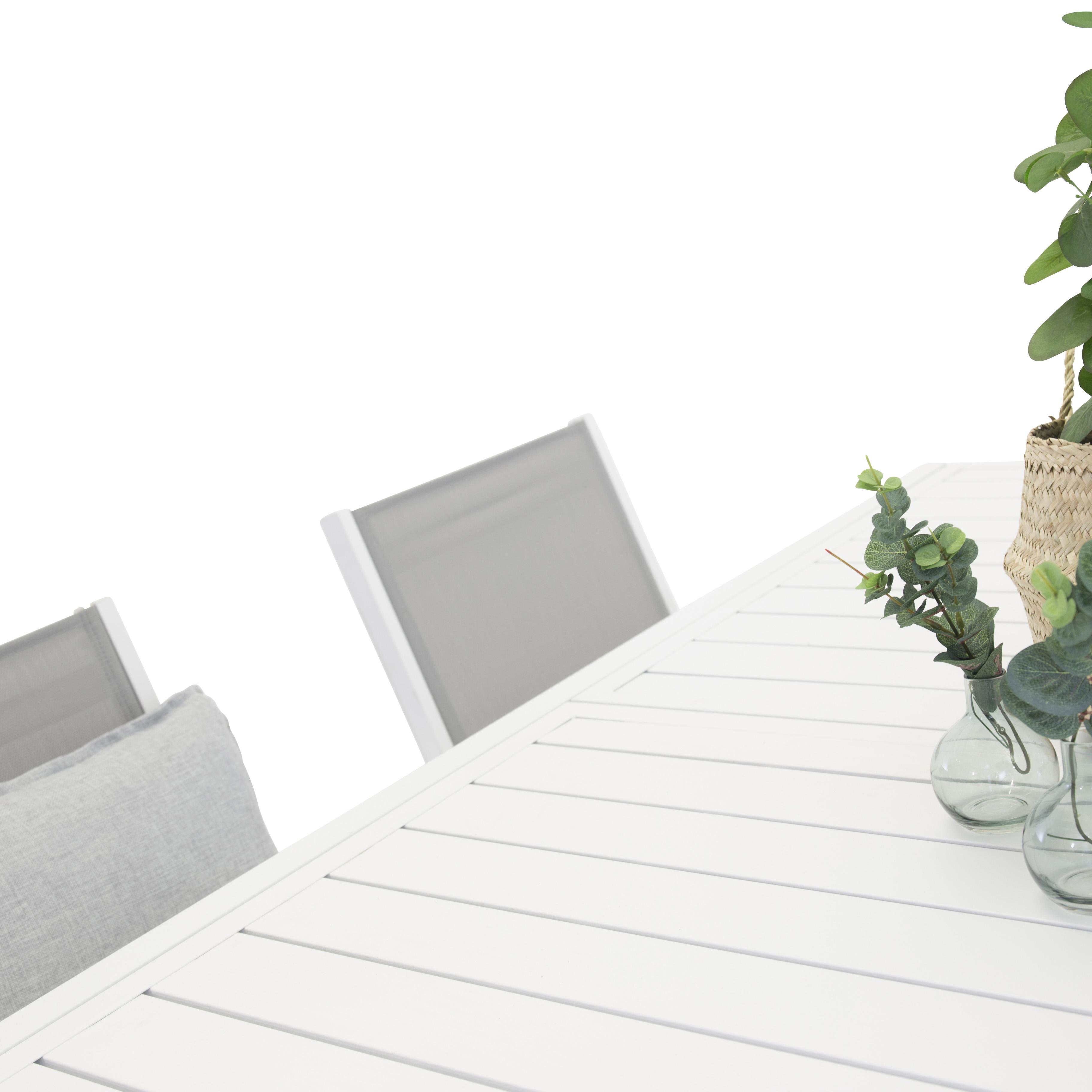 Spisegruppe Venture Home Madrid 160/240 med 4 Copacabana Spisestoler