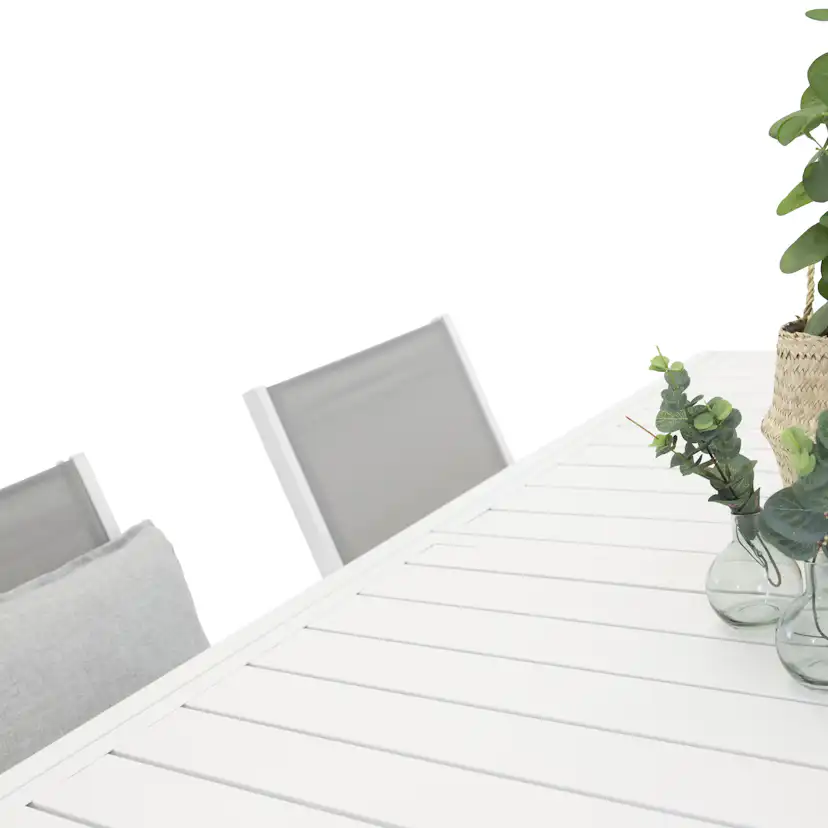 Spisegruppe Venture Home Madrid 160/240 med 4 Copacabana Spisestoler