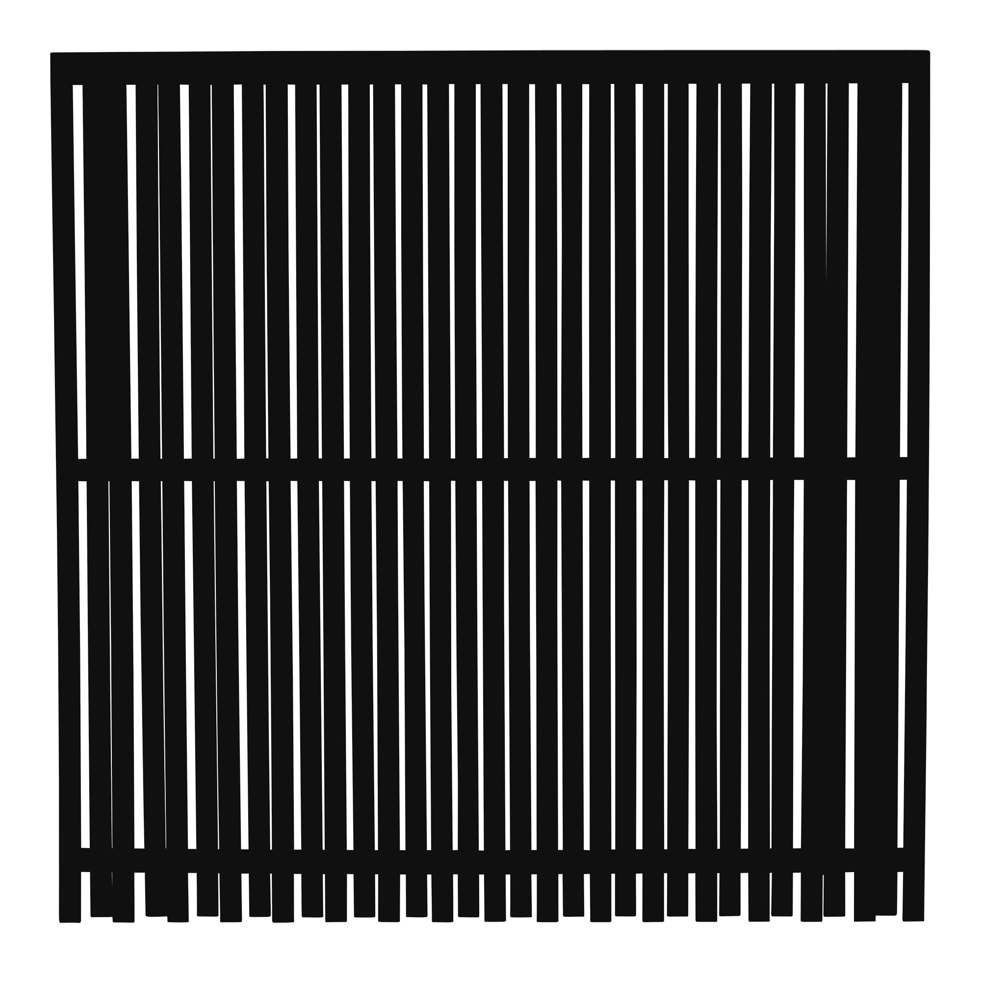 Gjerde PLUS Nagano Grunnet Sort 180x180 cm