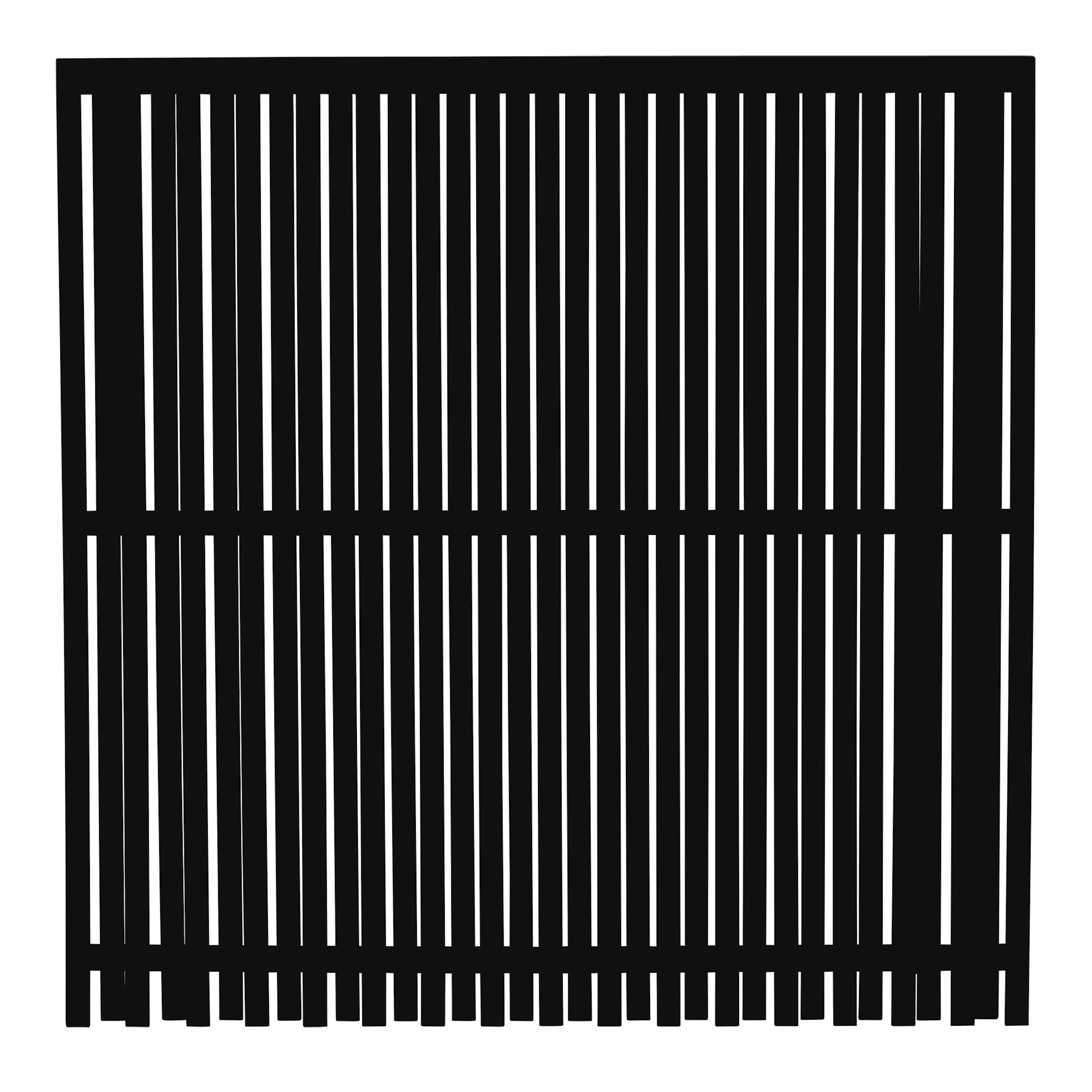 Gjerde PLUS Nagano Grunnet Sort 180x180 cm