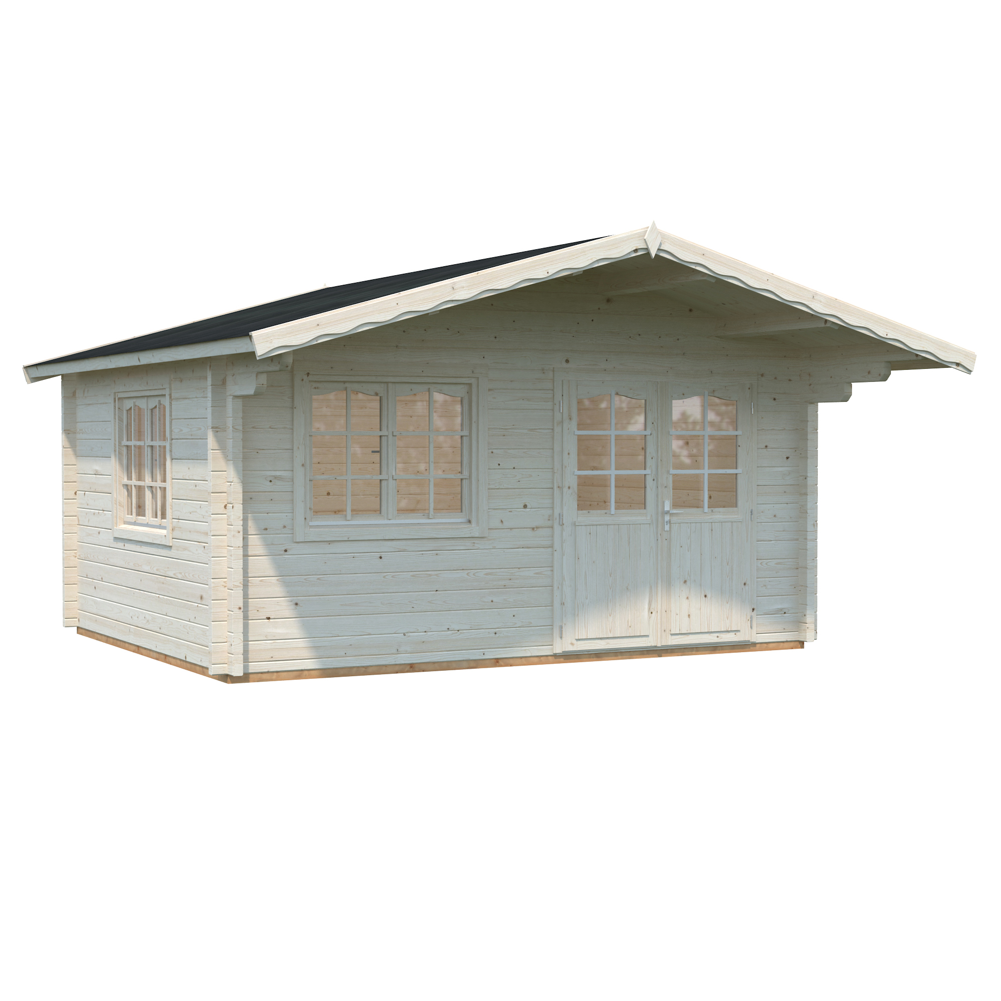 Anneks Palmako Helena 15,1 m2 med Shingel, Papp og Spiker