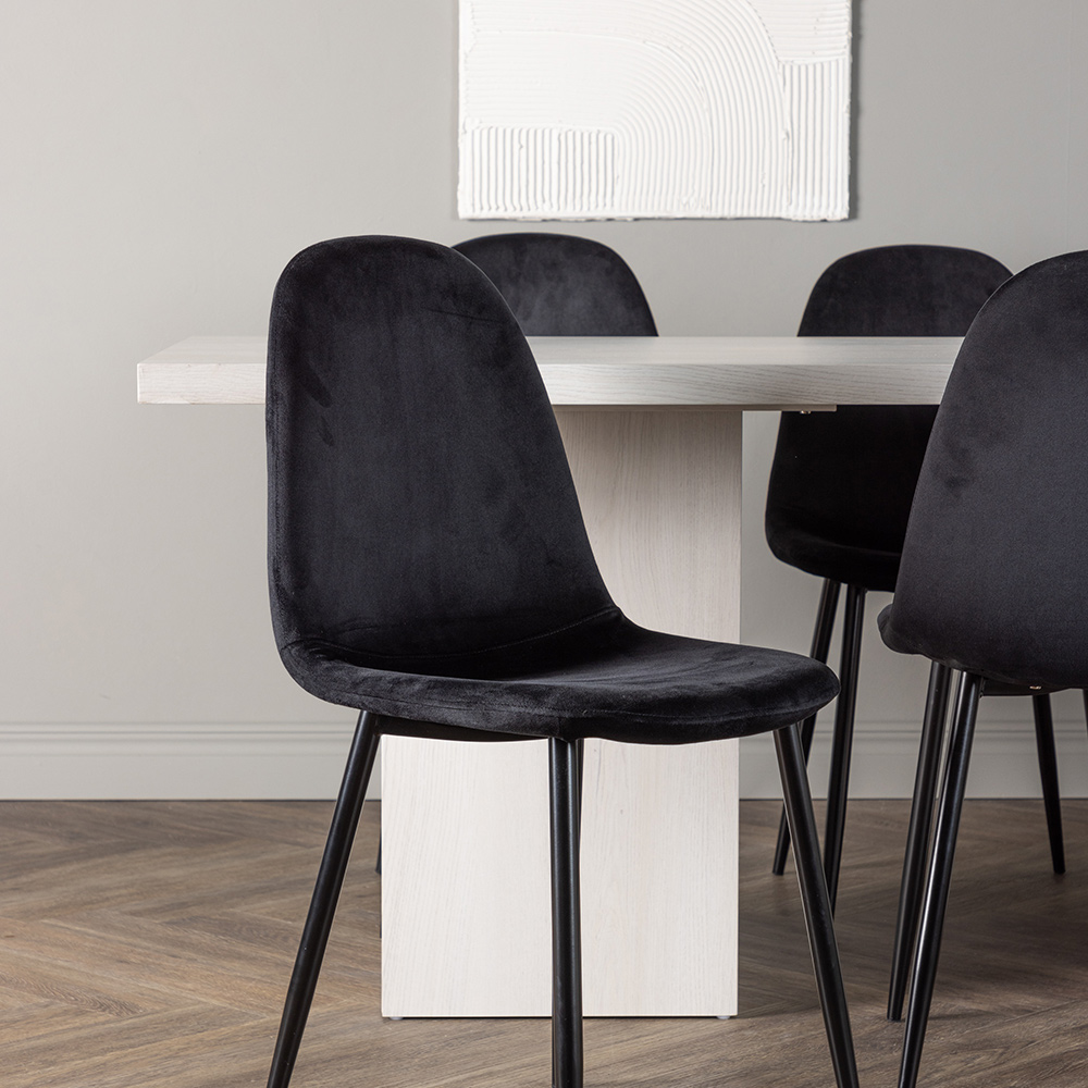 Spisegruppe Venture Home Olga med 6 stk Polar Stoler