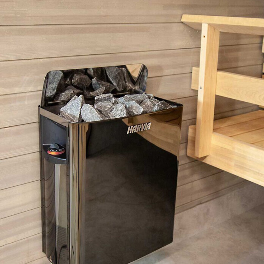 Badstueovn Harvia The Wall Black 6 Kw