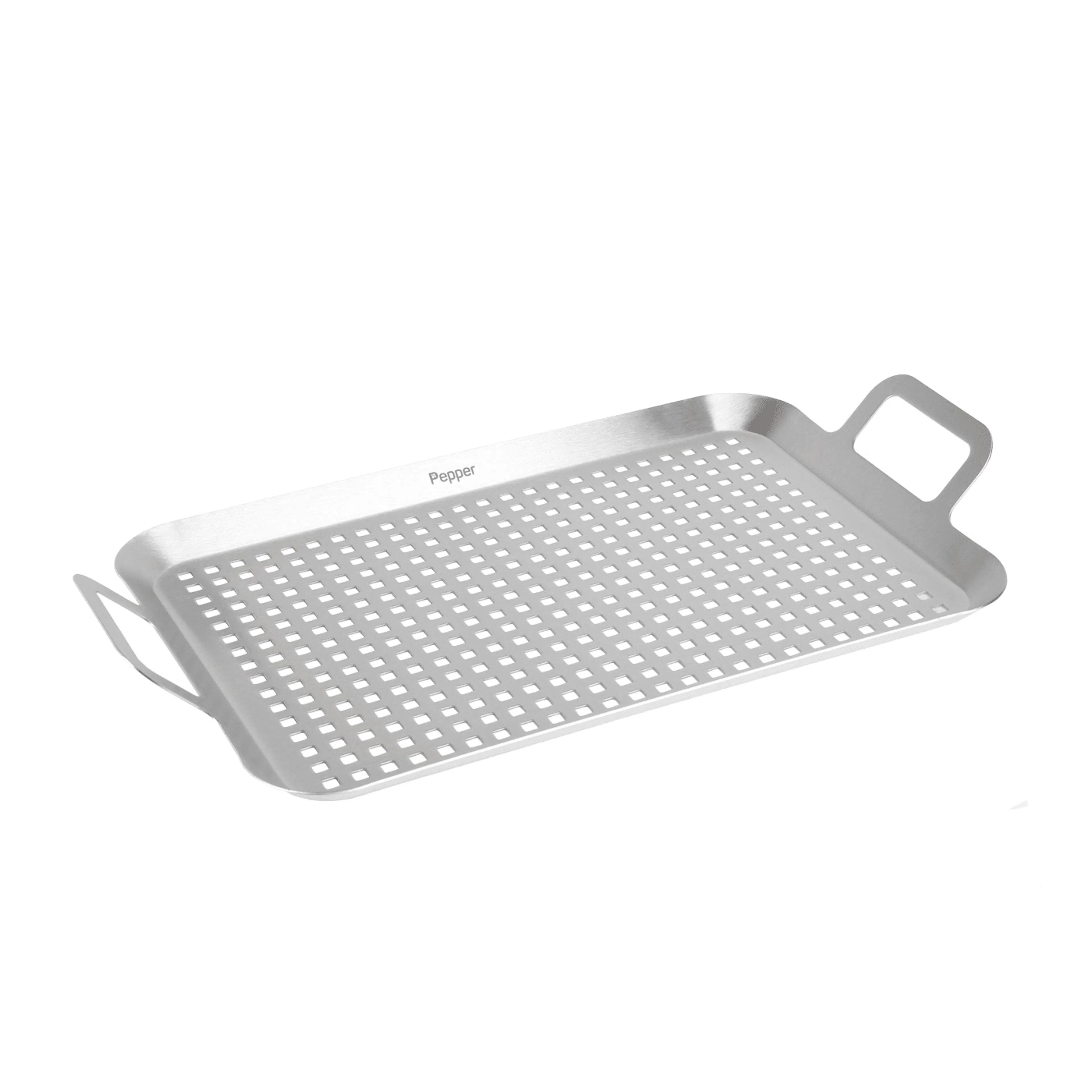 Grillbrett Pepper Rustfritt Stål 44x25x5 cm
