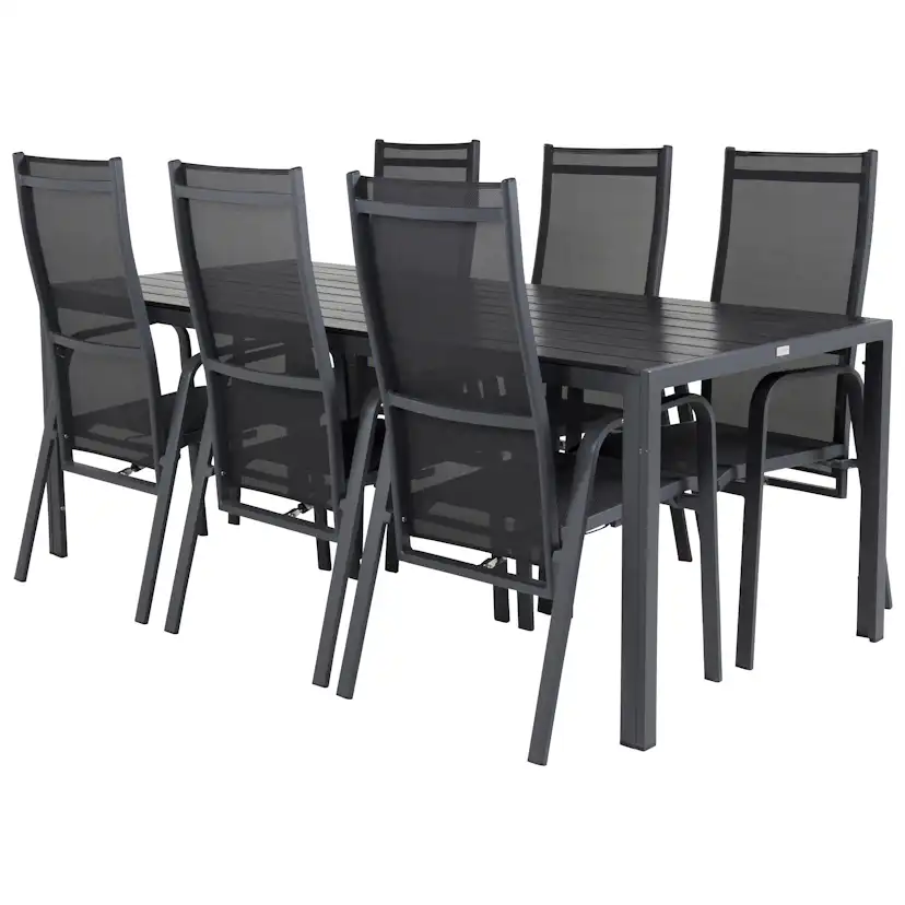 Spisegruppe Venture Home Break med 6 Copacabana Stoler
