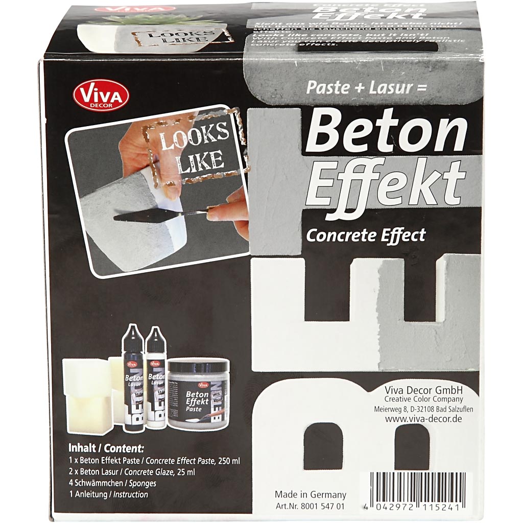 Betongpasta Creativ Company Grå 1 sett