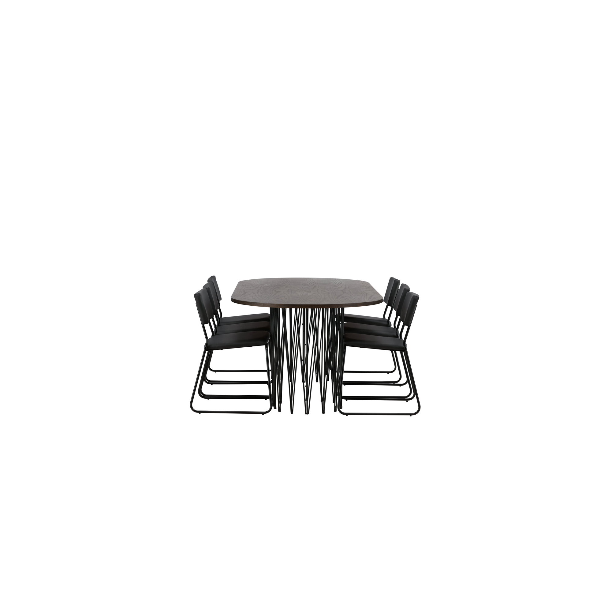 Spisegruppe furniture/fashion Stone med 6 Kenth Stoler