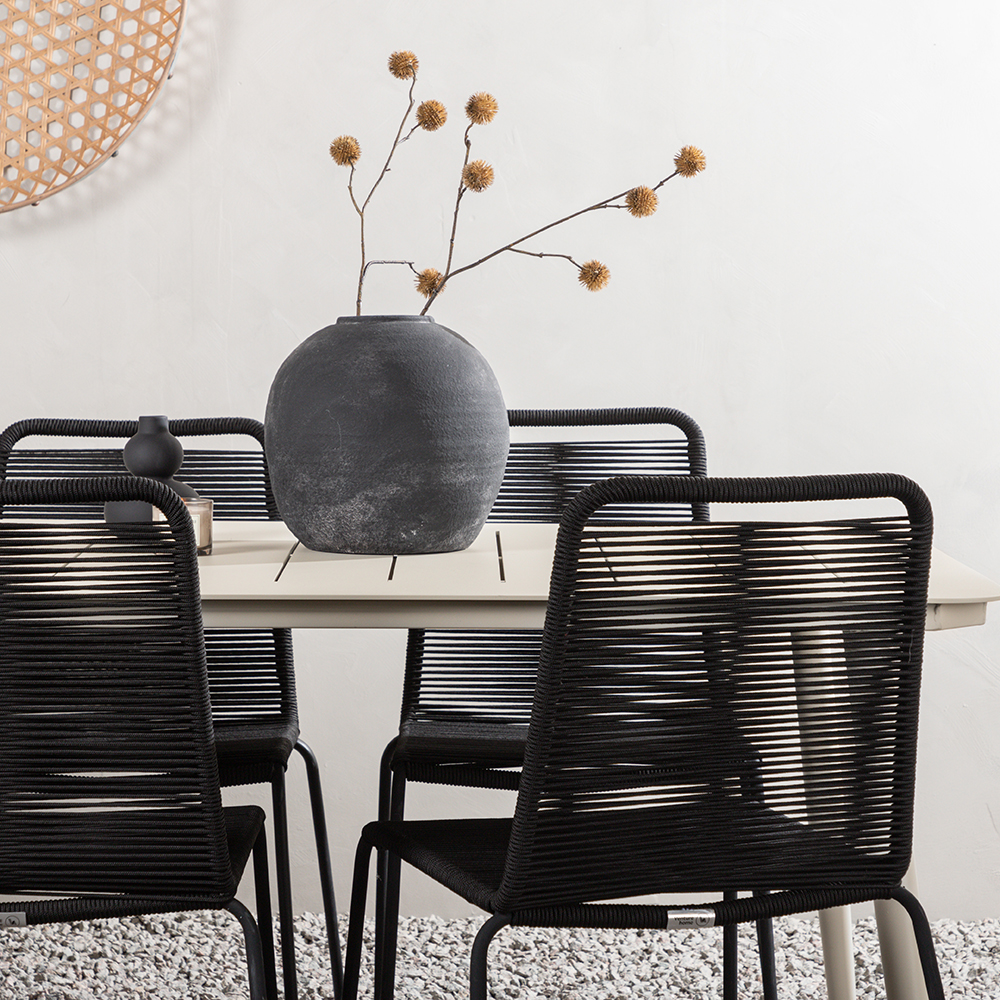 Spisegruppe Venture Home Lina med 6 Lindos Stoler