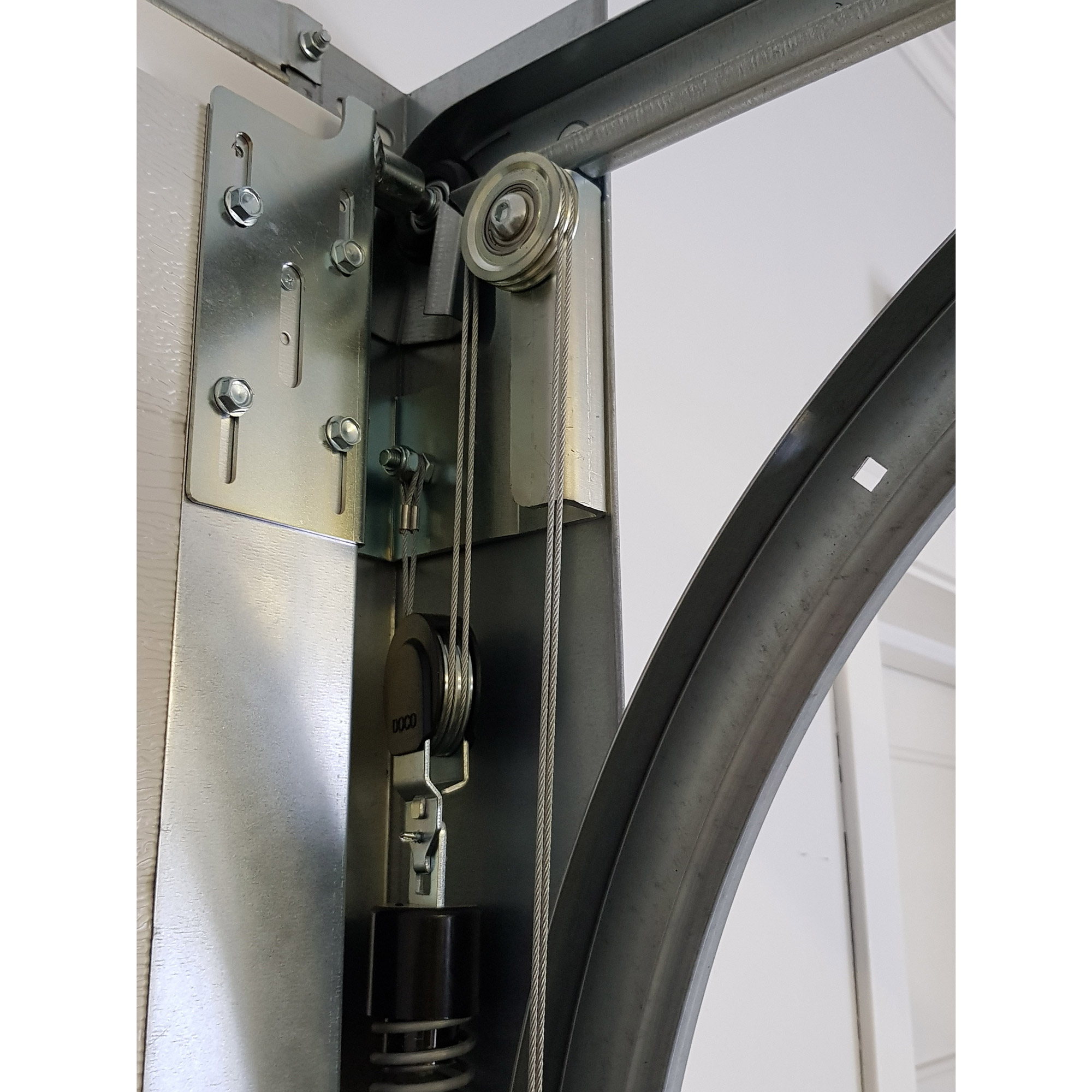 Garasjeport Grimstadporten SNP Slettpanel Hvit