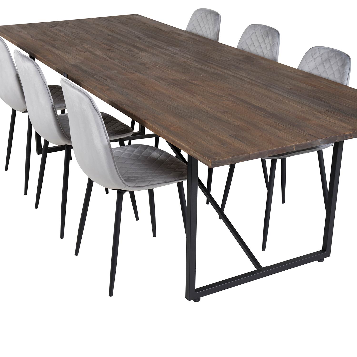 Spisegruppe Venture Home Peo med 6 Phoi Stoler
