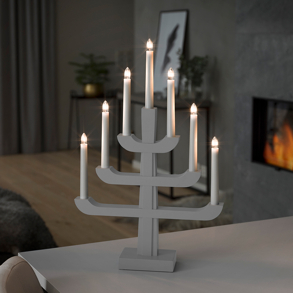 Adventstake Gnosjö Konstsmide 7L på Fot H50