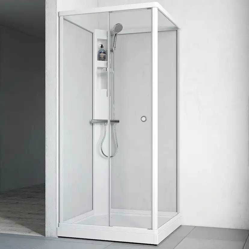 Dusjkabinett Macro Design Flow Front med Armatur