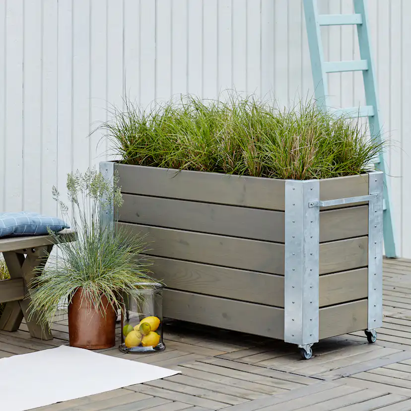 Blomsterkasse PLUS Cubic 50x120x70 cm