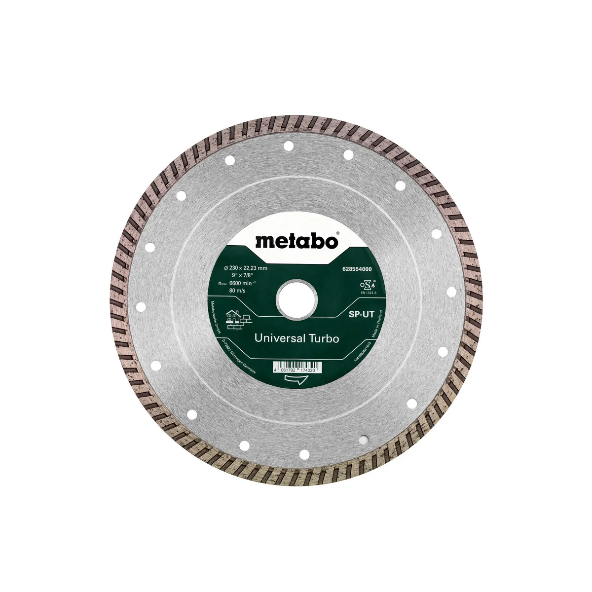 Diamantskive Metabo Universal Turbo Ø 230 mm