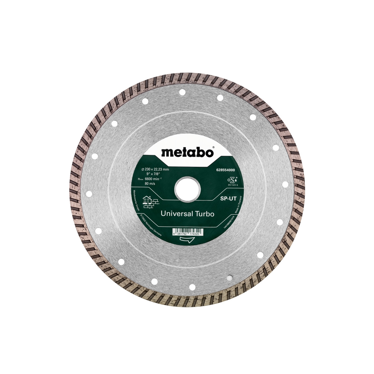 Diamantskive Metabo Universal Turbo Ø 230 mm