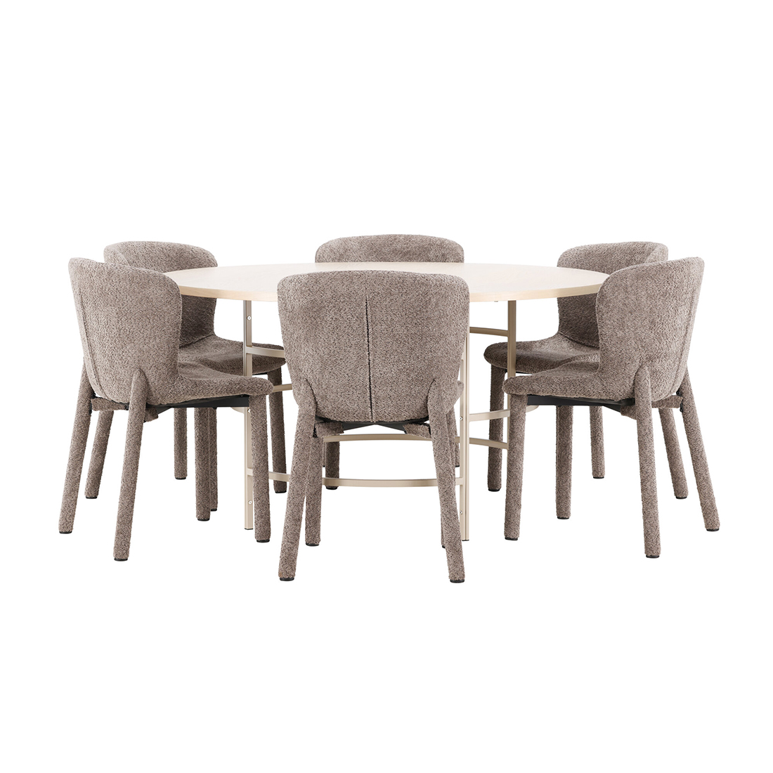 Spisegruppe Venture Home Copenhagen Ø140 cm med 6st Astoria Spisestoler