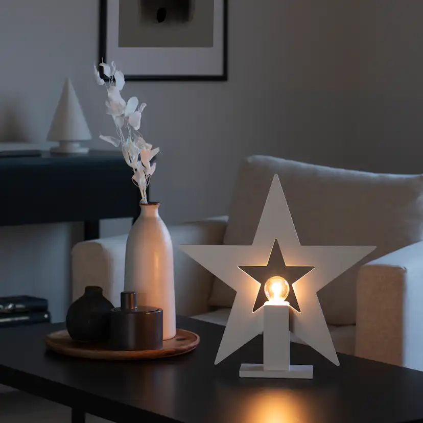 Adventsstjerne Gnosjö Konstsmide Stående Tre E14
