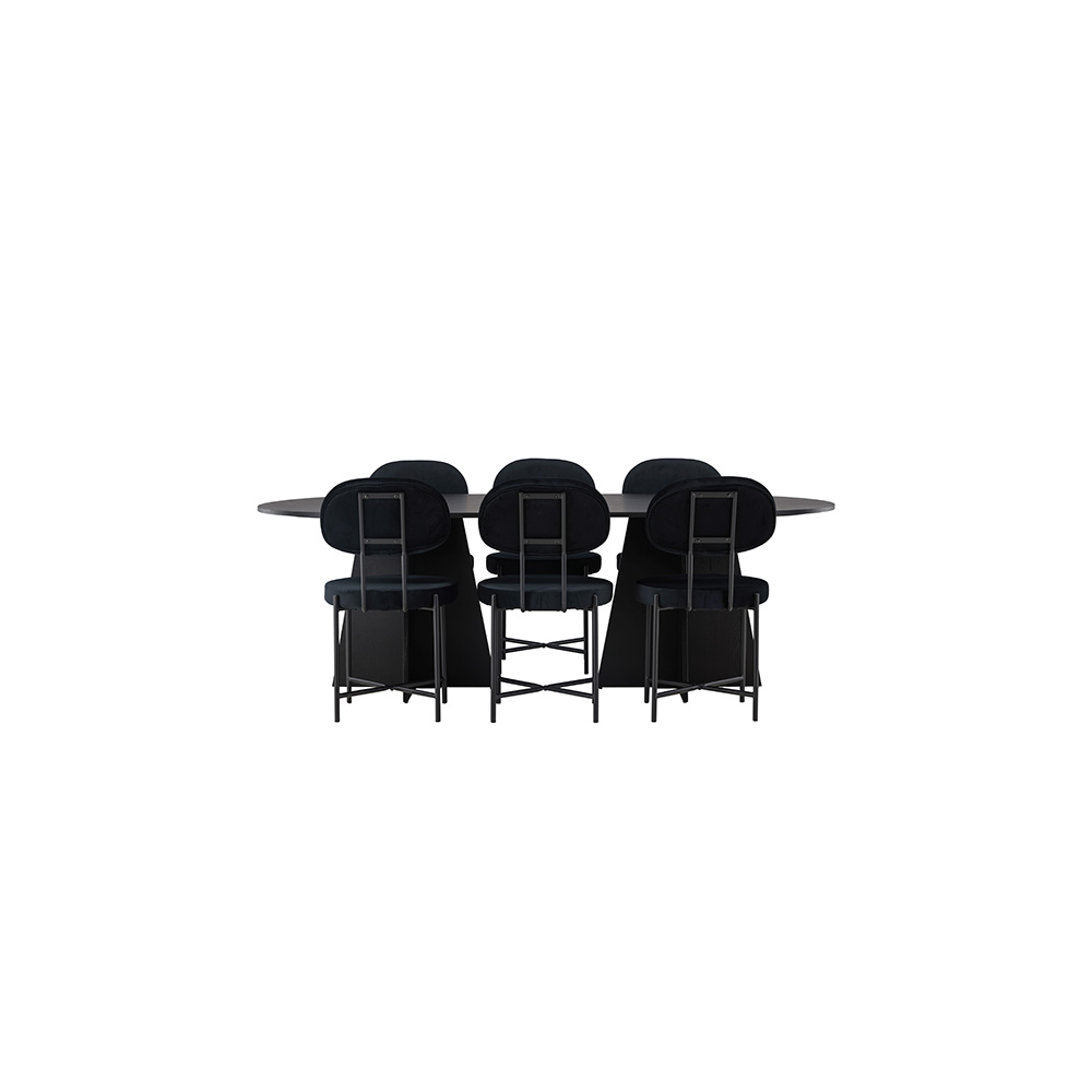 Spisegruppe Venture Home Bootcut med 6 stk Stella Stoler