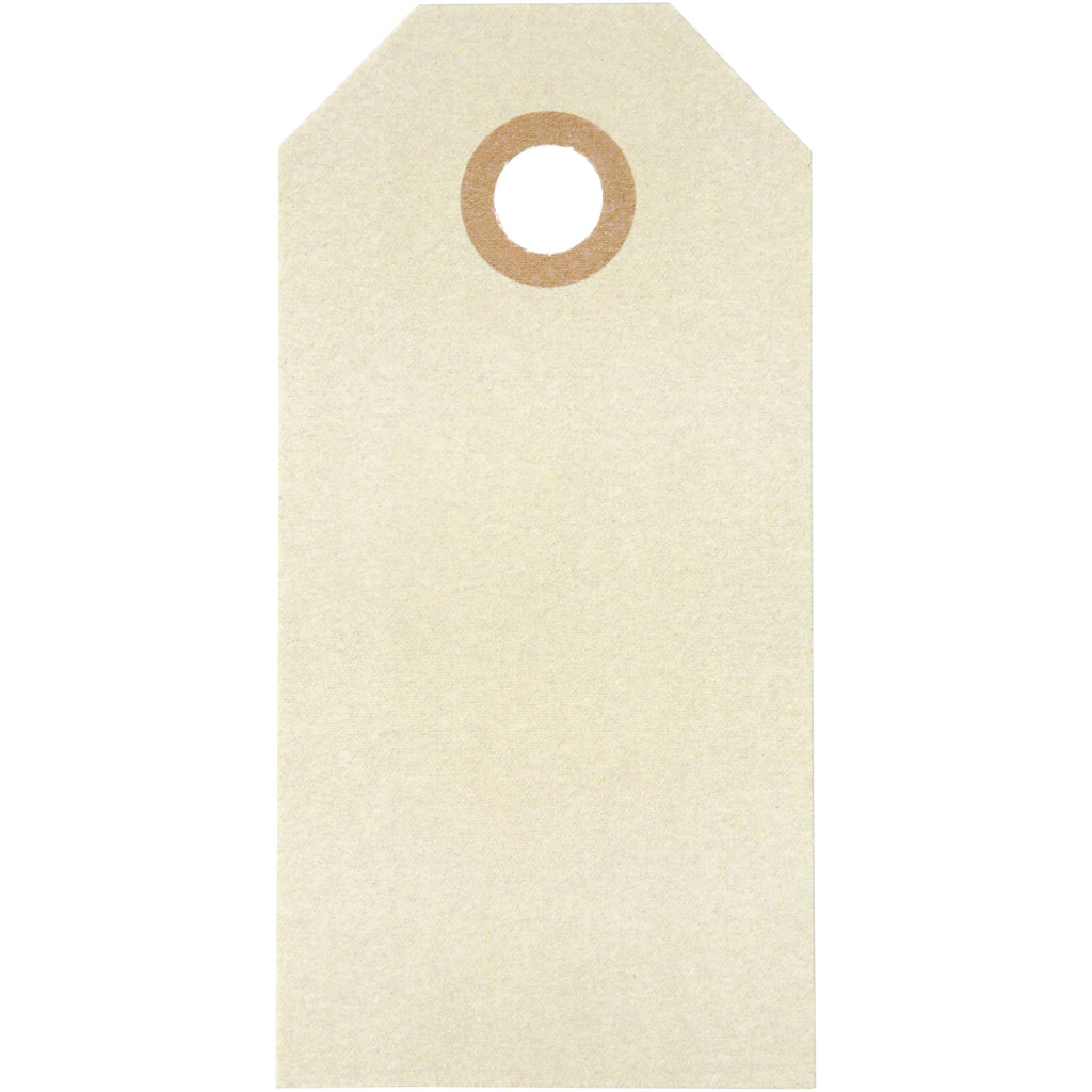 Manillamerker Creativ Company Str 4x8 cm Natur 1 Pk