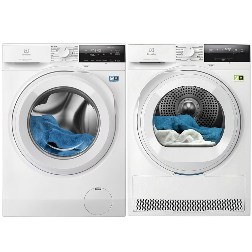 Vaskemaskin/Tørketrommel Electrolux EFI631V94Q + EDI731V85V Pakke